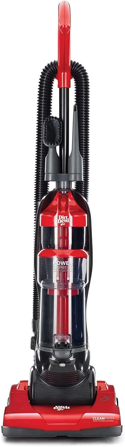 Dirt Devil UD20120 Power Express Compact Bagless Upright, Red (Open Box- "Good As New" Blemished Packaging)