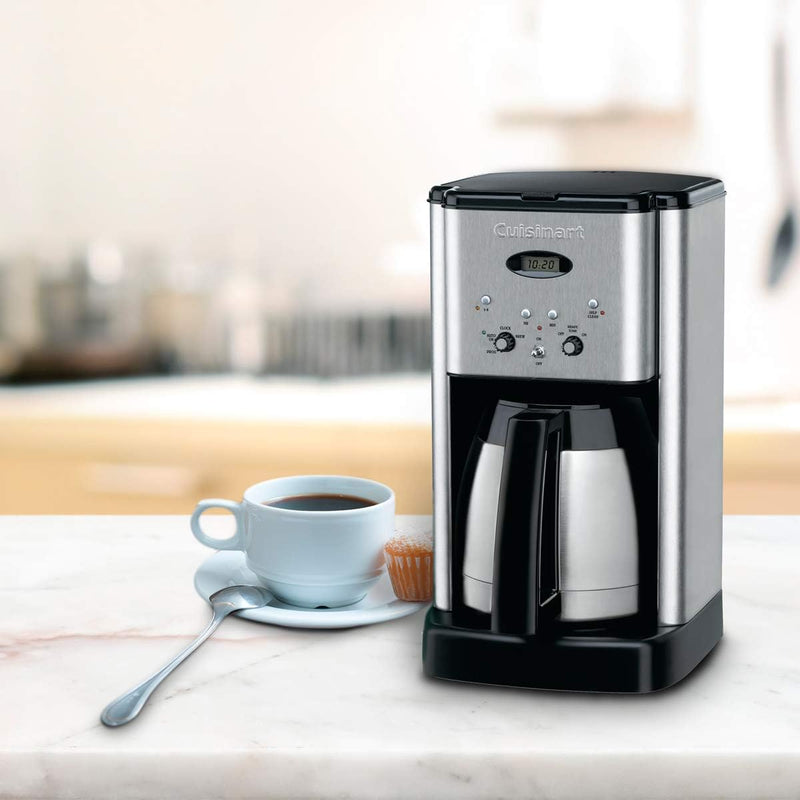 Cuisinart DCC-1400C Brew Central Thermal 10-Cup Programmable Coffeemaker, Brushed Stainless