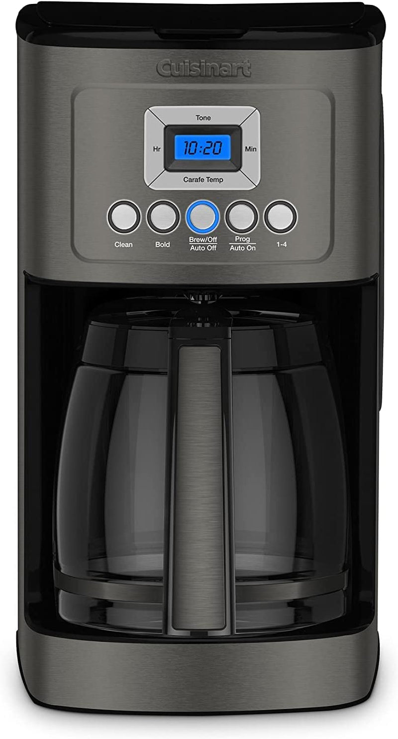 Cuisinart DCC-3200BKSC Perfectemp Coffee Maker, 14 Cup Glass Carafe Black Stainless Steel (Refurbished)
