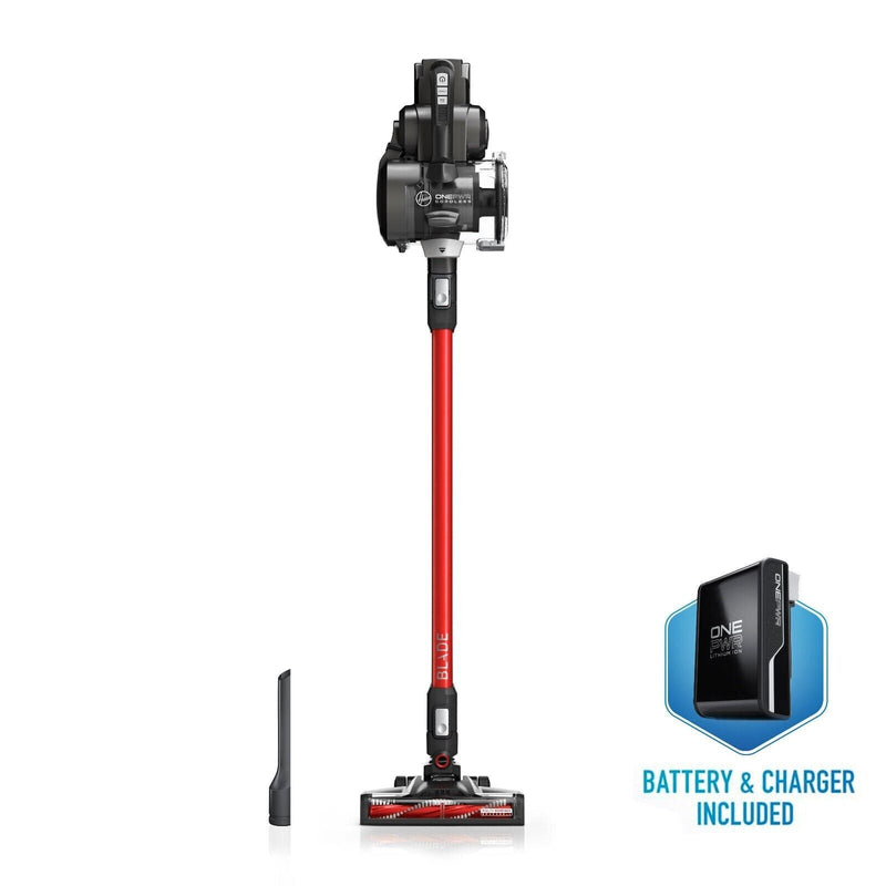 REFURBISHED- BLEMISHED PACKAGING "GRADE-A" Hoover ONEPWR Blade Base Cordless Stick Vacuum Cleaner, BH5330 with FREE Dirt Devil Handheld Vacuum