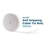 OPEN BOX- QualGear® VR2-W-1-P Self-Gripping Cable Ties White.