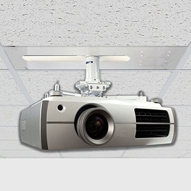 QualGear® QG-PRO-PM-SCA2-W Pro-AV 1.5" Pipe Ceiling Adapter Projector Accessory