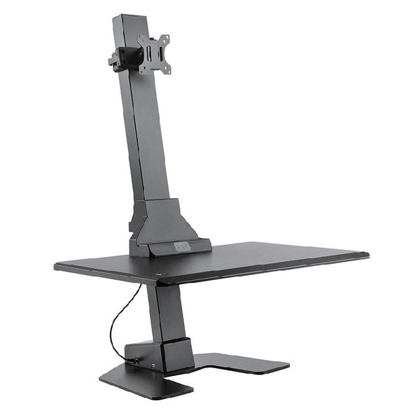 OPEN BOX - Star Ergonomics Electric Sit-Stand Workstation SE04E1WB -Motor Driven Height Adjustment, Flexible Monitor