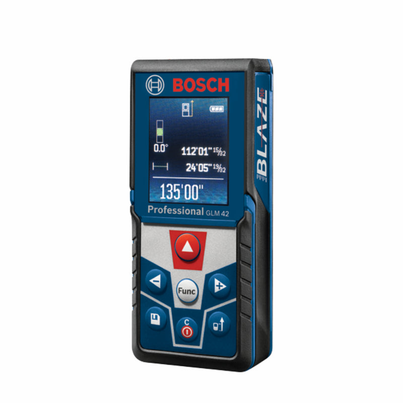 Bosch GLM 42 BLAZE 135-ft  Laser Distance Measurer with Color Display - SaleCanada Inc.