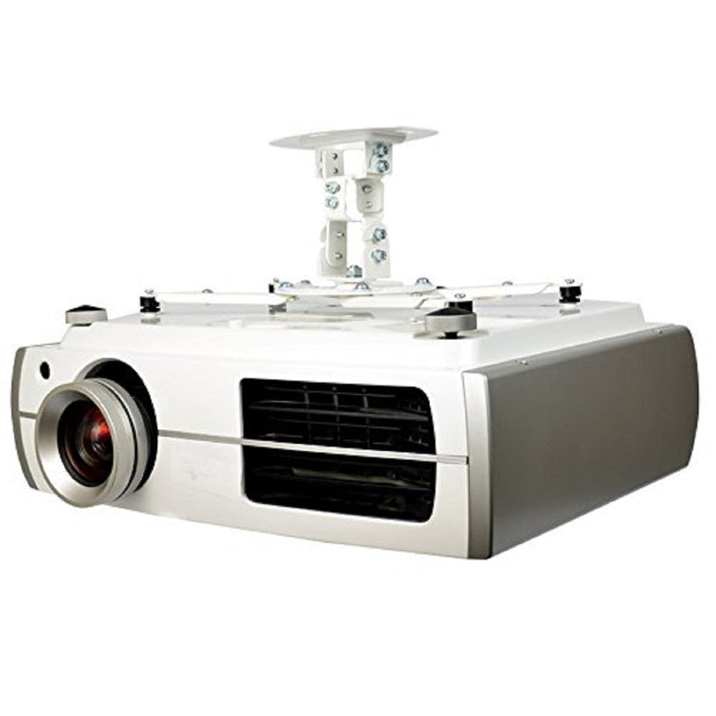 OPEN BOX - QualGear® QG-PM-002-WHT-S High Quality Easy Installatio Projector Ceiling Mount