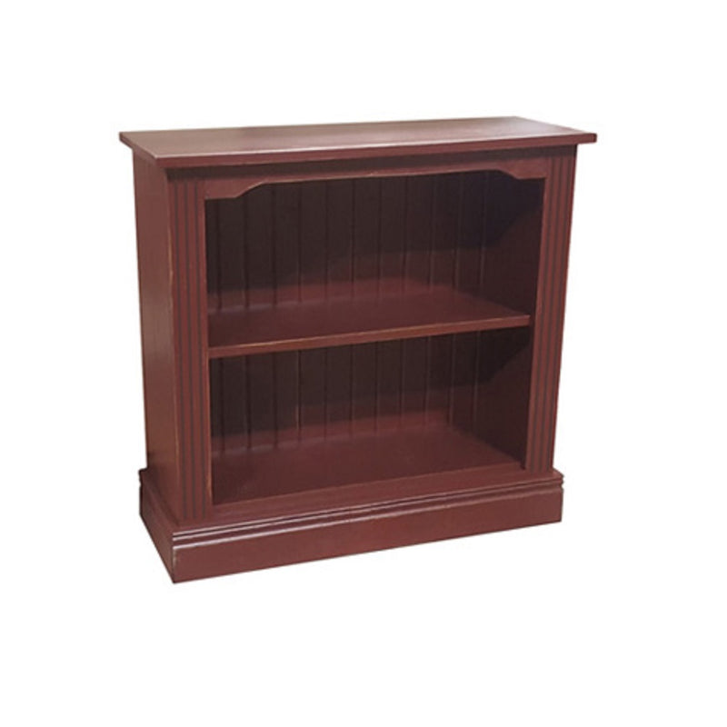 NAAV-345 Willistead Bookshelf- 2-Sh Authentic Canadian Made Rustic Pine Furniture