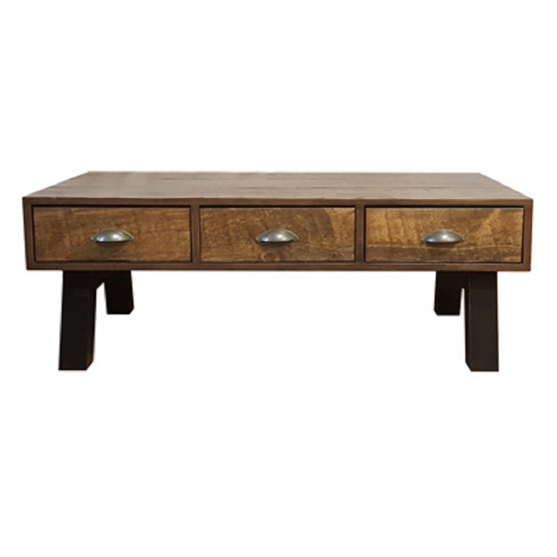 NAAV-361 Handcrafted Hudson Coffee Table Authentic Canadian Made Rustic Pine Furniture