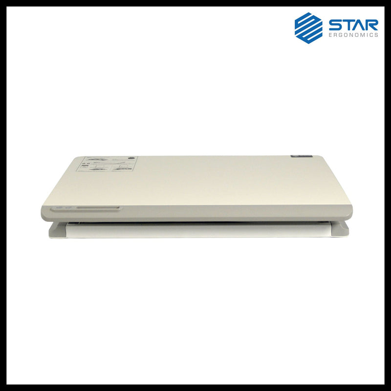 OPEN BOX - Star Ergonomics Portable Electric Standing Desk Converter, White – SE91
