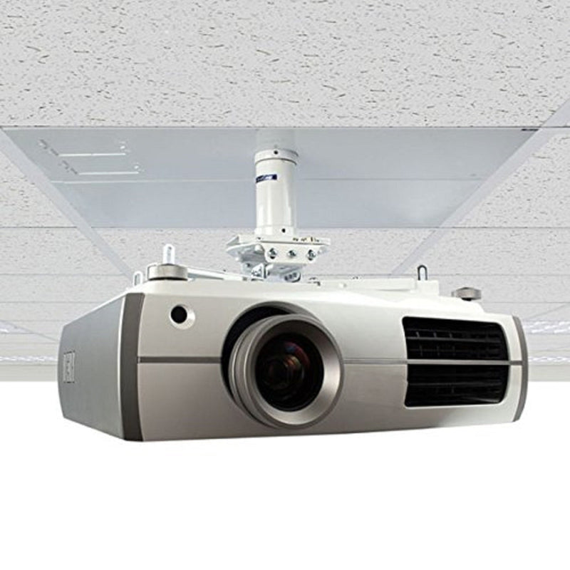 OPEN BOX QualGear® Pro-AV QG-KIT-S-3IN-W 3-1.5" Suspended Ceiling Adapter Projector Mount