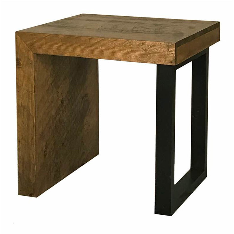 Handcrafted Nuvo End Table Authentic Canadian Made Rustic Pine Furniture