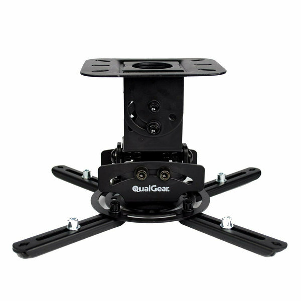 OPEN BOX- QualGear® PRB-717-BLK 6.6"-16" High Quality Universal Ceiling Projector Mount