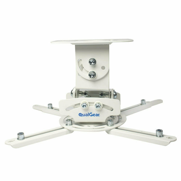 QualGear® PRB-717-WHT 6.6" - 16" Top Quality Universal Ceiling Projector Mount