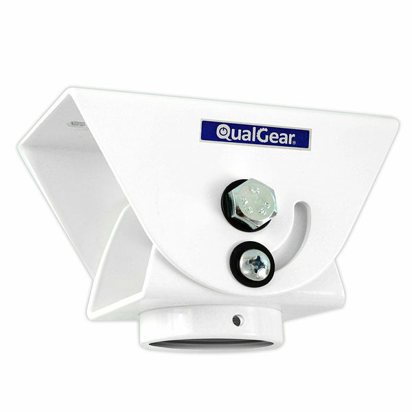 QualGear® QG-PRO-PM-VCA-W Pro-AV 1.5" Threaded Pipe Projector Ceiling Adapter