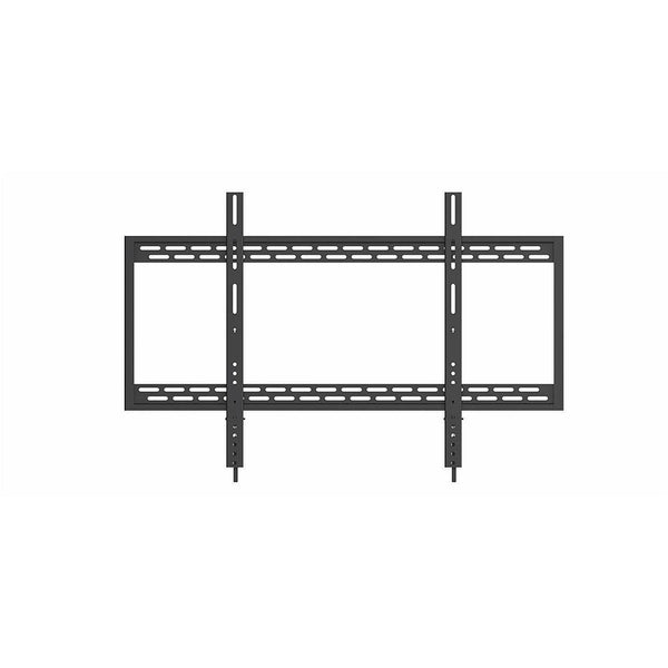 OPEN BOX - QualGear® Heavy Duty Fixed TV Wall Mount For 60-100 Inch Flat Panel and Curved TVs, Black (QG-TM-090-BLK) [UL Listed]