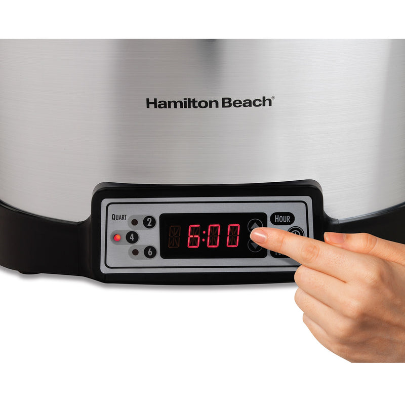 Hamilton Beach 33642C Programmable Right Size Multi Quart Slow Cooker