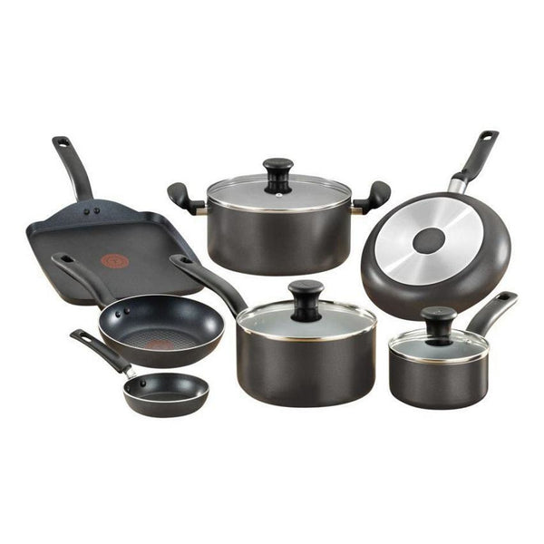 T-fal Initiatives (B167SA74) 10PC Cookware Set; Blemished Open Box NEW