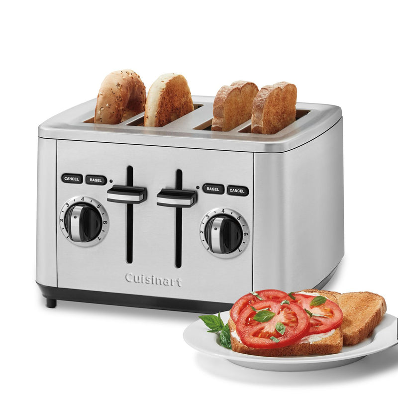 Cuisinart 4-Slice Stainless Steel CPT-14IHR Toaster (Refurbished)
