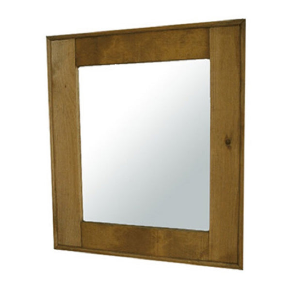 Handcrafted Wide Frame Mirror Authentic Canadian Made Rustic Pine Furniture