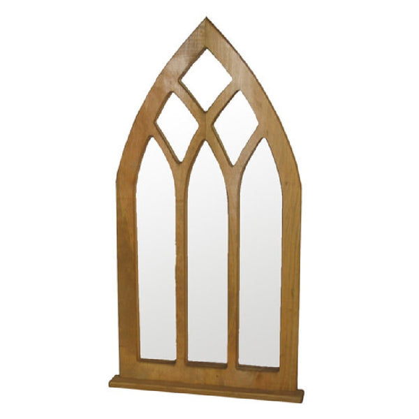 Handcrafted Cathedral Mirror Authentic Canadian Made Rustic Pine Furniture