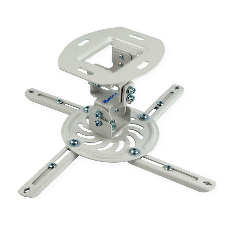 OPEN BOX - QualGear® QG-PM-002-WHT-S High Quality Easy Installatio Projector Ceiling Mount
