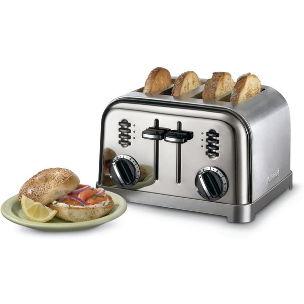 Cuisinart CPT 180IHR 4 Slice Metal Classic Toaster Brushed Stainless