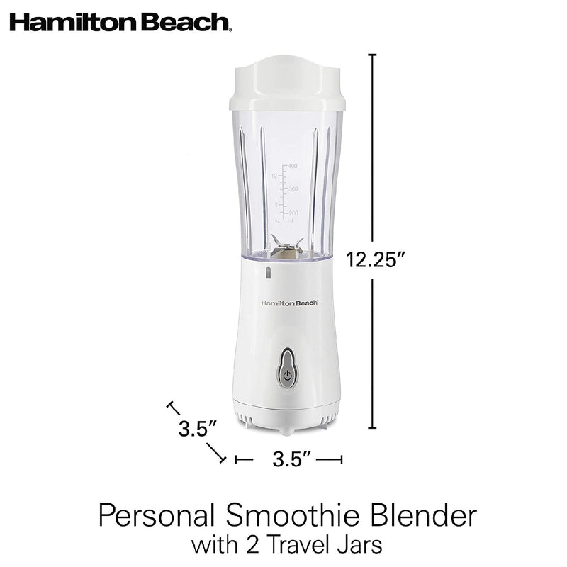 Hamilton Beach Single-Serve Blender with 2 Jars & 2 Lids (51102V)