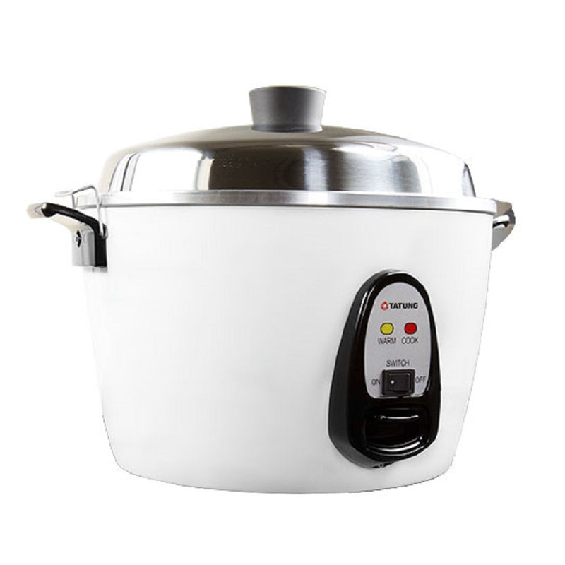 Tatung TAC-10GSF 10 Cup Rice Cooker – White Aluminum Cook Pot