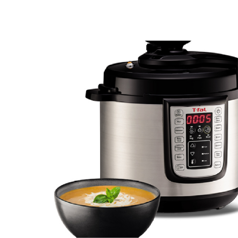 T-fal RAPID PRO CY505E51 12-in-1 Programmable Electric Pressure Cooker (Refurbished)