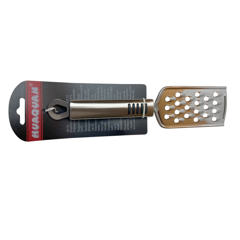 NAAV Stainless Steel Flat Standard Slot Hand Grater for Cheese and Vegetables