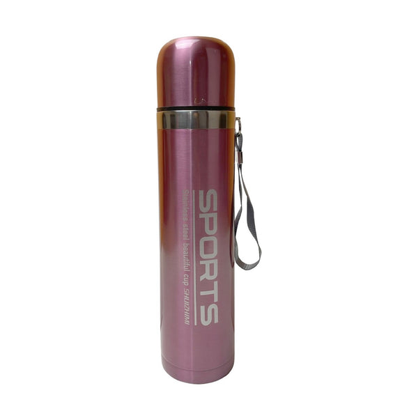 Double-layer stainless steel 1000ml Vacuum Flask sports bottle Travel Thermos Cup Portable with Rope