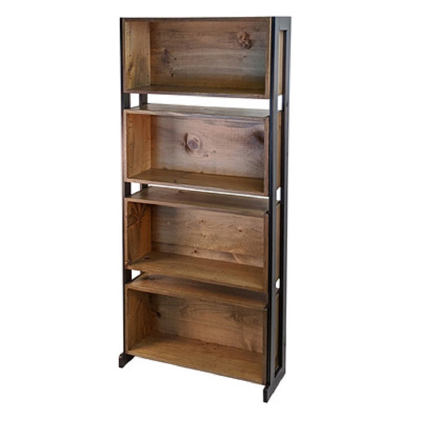 NAAV-367 Handcrafted Mode Bookcase Authentic Canadian Made Rustic Pine Furniture