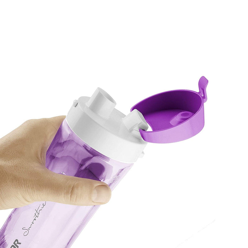 Sencor SBL-2205VT 300W Smoothie Blender with 2 Impact Resistant BPA Free Bottles, Violet