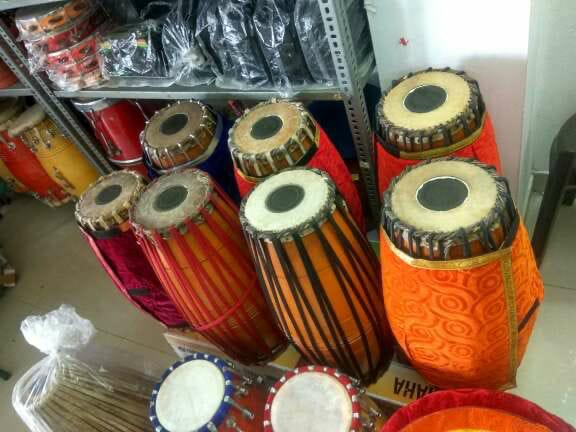 Mridangam-  24 inches Traditional Dhol Handmade Dholak Dholki Drum Indian Folk Musical Instruments