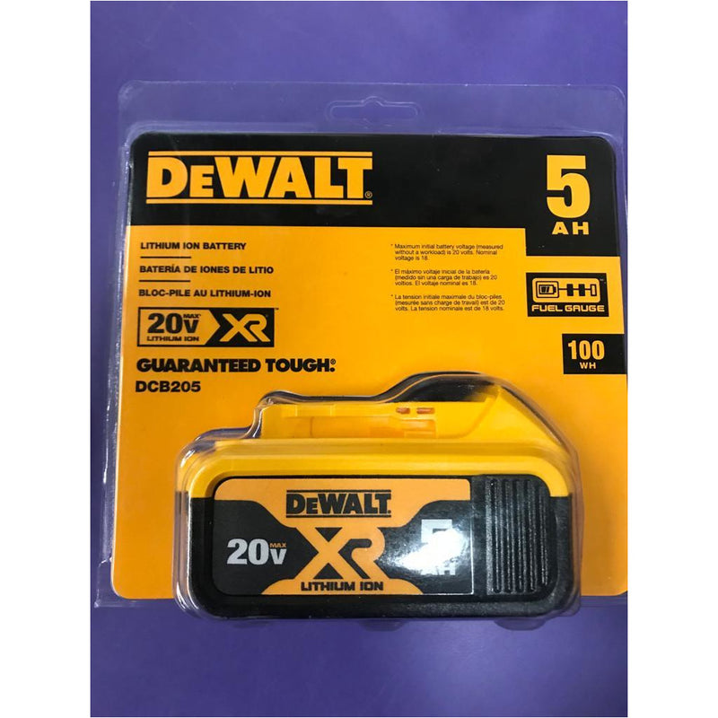DEWALT (DCB205) 20V MAX XR 5.0Ah Lithium Ion Battery - SaleCanada Inc.