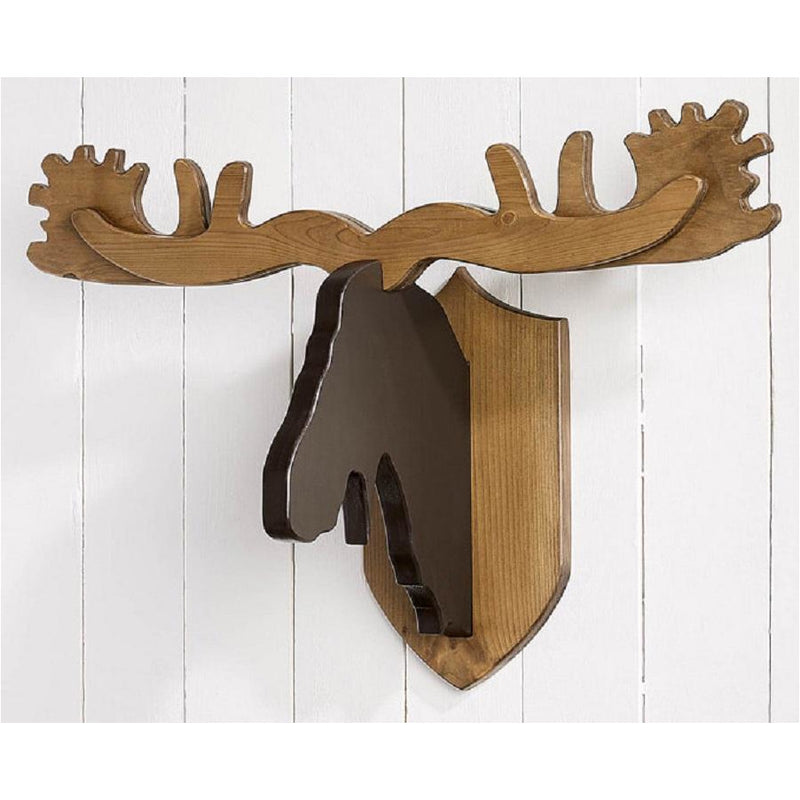 Handcrafted Moose Head Authentic Canadian Made Rustic Pine Furniture