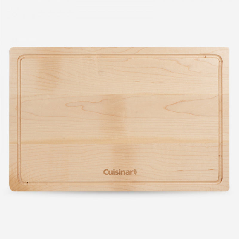 Cuisinart CBCM-158MC 15" x 8" Canadian Maple Wood Rectangular Cutting Board