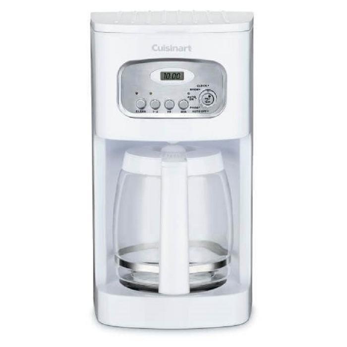 Cuisinart DCC-1100IHR Refurbished 12-Cup Programmable Coffeemaker - White (Pre-Order)