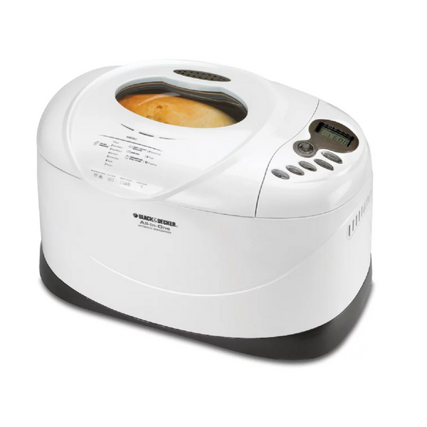Black & Decker B2300 All-In-One Horizontal Deluxe Automatic Breadmaker for 2- to 3-Pound Loaves with 10 Digital Functions