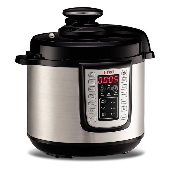 T-fal RAPID PRO CY505E51 12-in-1 Programmable Electric Pressure Cooker (Refurbished) + Free 20 CMS T-fal Fry Pan