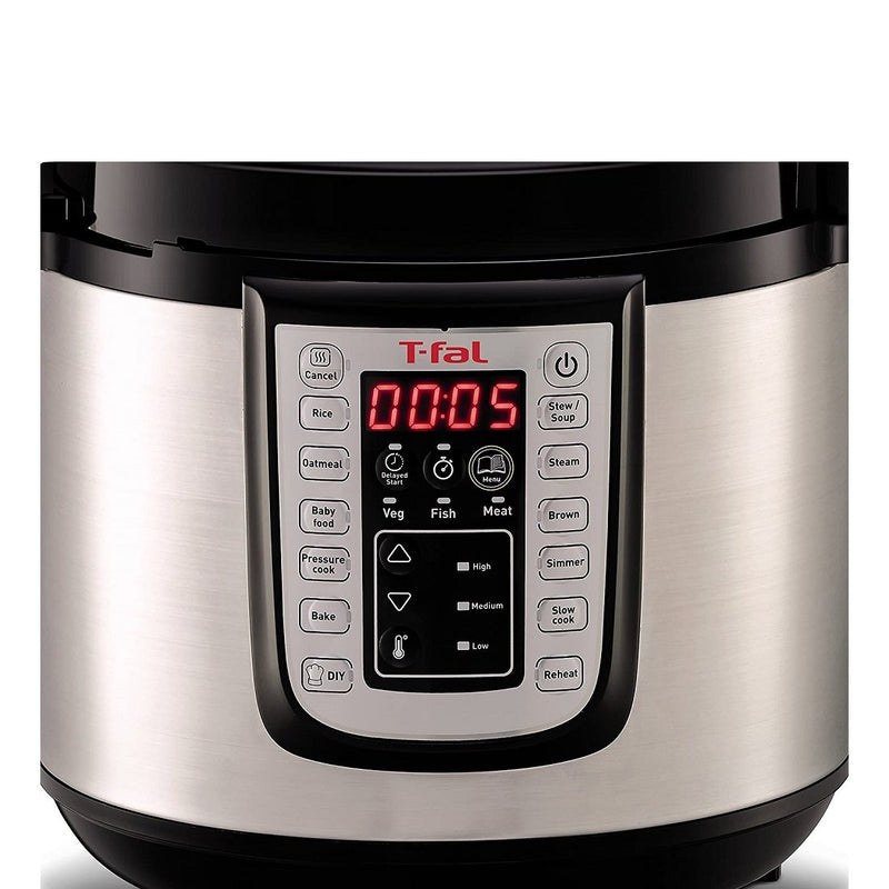 T-fal RAPID PRO CY505E51 12-in-1 Programmable Electric Pressure Cooker (Refurbished) + Free 20 CMS T-fal Fry Pan