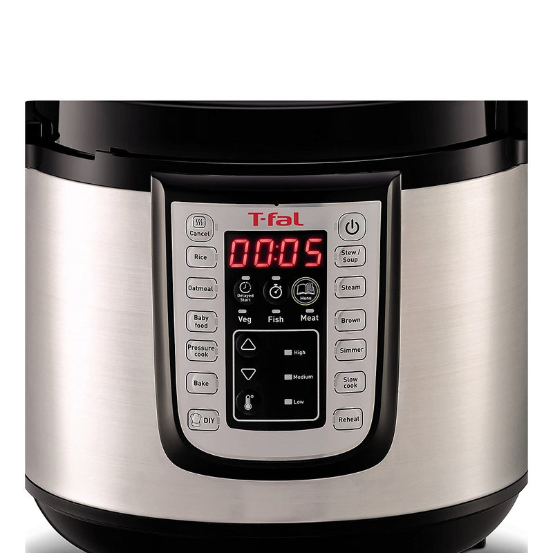 T-fal RAPID PRO CY505E51 12-in-1 Programmable Electric Pressure Cooker (Refurbished)