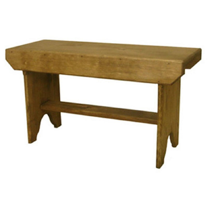 Handcrafted Bucket Bench Antique Wooden Vintage Bench Rustic Home Décor Solid Pine and Water-Based Non-Toxic Finish