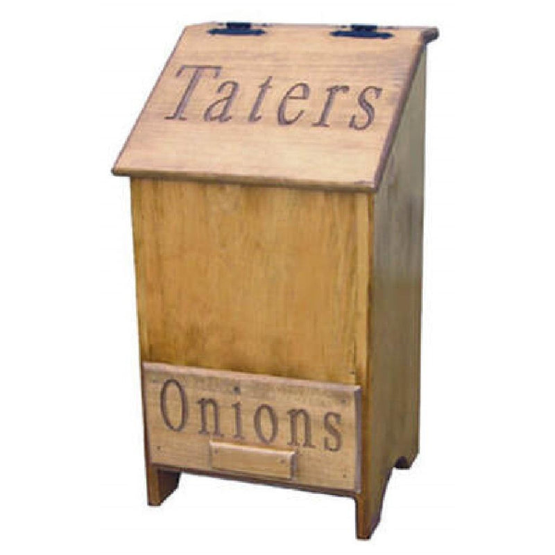 Handcrafted Tater Bin Authentic Canadian Made Rustic Pine Furniture
