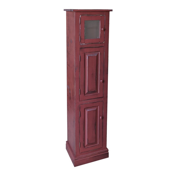 Handcrafted Meredith Tall Cupboard Authentic Canadian Made Rustic Pine Furniture