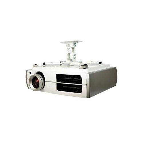 QualGear® QG-PM-002-WHT-S High Quality Easy Installatio Projector Ceiling Mount with Free 3FT High-Speed HDMI 2.0 Cable