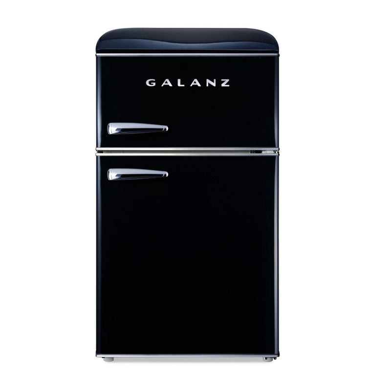 Galanz 3.1 Cu. Ft. Retro Mini Refrigerator - GLR31TBKER (OPEN BOX NEW)